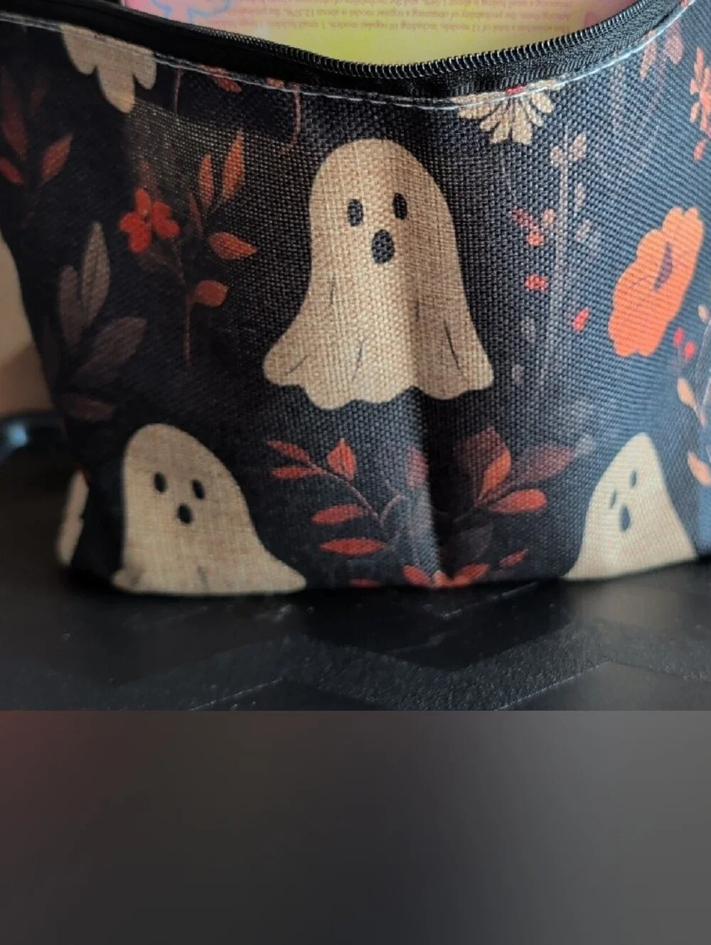 Halloween Ghost Print Pouch